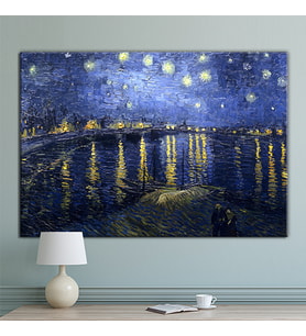 Vincent Van Gogh Stars, Reflection Yıldızlar Kanvas Tablo