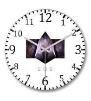 Eos - Maim Duvar Saati Bombeli Gercek Cam