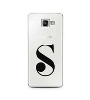 Samsung A3 (2016) Harf Tasarımlı Telefon Kılıfı S-Harfi 