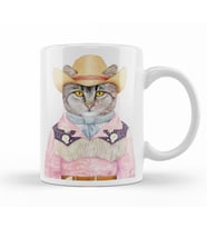 Süslü Kedi Cats Kupa Bardak Porselen