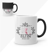 BK Gift Kişiye Özel Yılın En İyi Eltisi Sihirli Kupa Bardak
