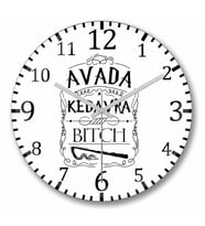 Harry Potter Avada Kedavra Duvar Saati Bombeli Gercek Cam