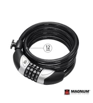 Magnum 12x1800 Şifreli Bisiklet Kilidi 3110 (Siyah)