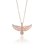 Gümüş rose kanat kolye SGTL9303