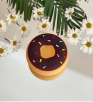 Dokunmatik Renk Değiştiren Donut Lamba (Turuncu)