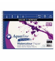 Daler Rowney Aquafine Texture Spiralli 12 Yaprak 300g 17,8x25,4cm