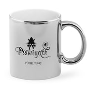 BK Gift Kişiye Özel Mesleki Psikiyatr Krom Kupa Bardak  1
