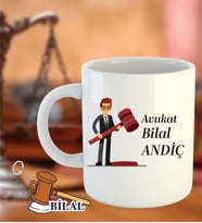 İsme Özel Avukatlar Günü Kupa Bardak ve Anahtarlık