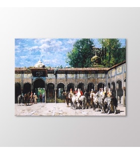 Arty Tablo Cavalieri Circassi Che Aspettano Il Loro Capo Tablo (Karışık)