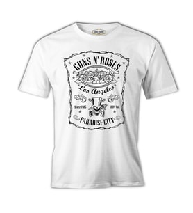 Guns N'Roses - Paradise City Beyaz Erkek Tshirt