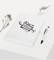 BK Gift Kişiye Özel Okul Müdiresi Temalı Beyaz Defter Kalem Hediye Seti - 1