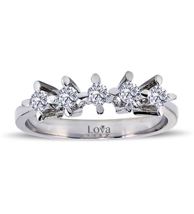 Lova G Renk 0,35 Karat Pırlanta Beştaş Yüzük - 1070068