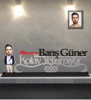 Kişiye Özel Öğretmen Karikatürlü Kolay Yetişmiyor Ahşap Biblo Bay-14