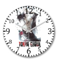 Tokyo Ghoul Uta1 Duvar Saati Bombeli Gercek Cam