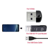 Tip C USB OTG Konnektör Adaptörü USB Flash Sürücü S8 Note 8 Android  