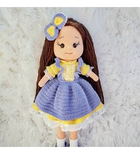 Amigurumi organik oyuncak bebek