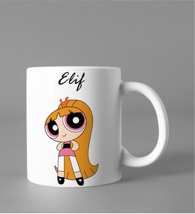 Powerpuff Girls Blossom Kupası Kişiye Özel