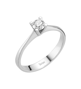 Sirius G Renk 0,30 Karat Pırlanta Tektaş Yüzük 0704R0182