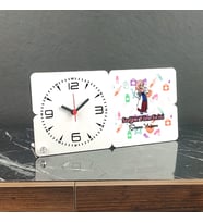 Sağlık Yöneticisi Ahşap Masa Saati