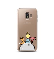 Küçük Prens Tasarım Süper Şeffaf Silikon Telefon Kılıfı Samsung J2 Core