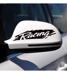 Yan Ayna Racing Yarış Modifiye Sticker Yapıştırma 2 Adet