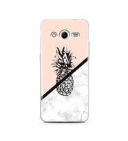 Ananas Tasarım Süper Şeffaf Silikon Telefon Kılıfı Samsung Core 2