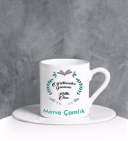 eJOYA Kişiye Özel Öğretmenler Günü Türk Kahvesi Fincanı 90678