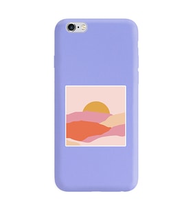Lila Lansman Telefon Kılıfı Iphone 6