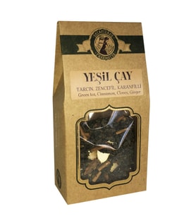 Yeşil Çay- Zencefil, Tarçın, Karanfilli 100 g