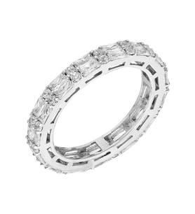 Sirius F Renk 1,70 Karat Baget Pırlanta Tamtur Yüzük 0717R0242