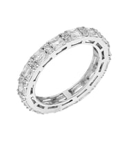 Sirius F Renk 1,70 Karat Baget Pırlanta Tamtur Yüzük 0717R0242