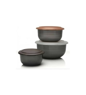Tupperware Kristalin Set Renkli Kapak3'lü