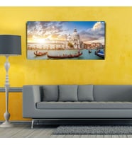 Venedik Canvas Tablo (60X120) (Acı Kahve)