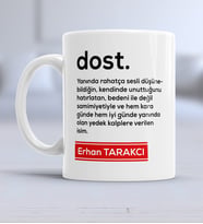 Fotoğraflı Arkadaşa Hediye Kupa Bardak