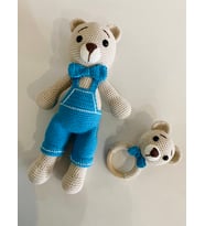 Amigurumi Ayıcıklı Bebek Seti