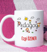 Pedagoga Özel Tasarımlı Pedagog Kupa Bardak
