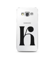 Samsung A3 (2015) Harf Tasarımlı Telefon Kılıfı K-Harfi 