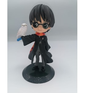 Harry Potter Ve Hedwig Statü Figür 16Cm (Siyah)
