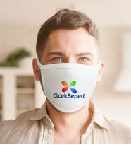 BK Gift Kişiye Özel Logolu Yıkanabilir Maske
