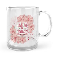 BK Gift Kişiye Özel Sevgililer Günü Temalı Cam Kupa Bardak  8