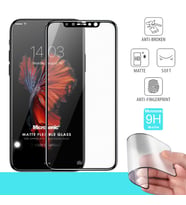 Microsonic Apple iPhone XS Seramik Max Matte Flexible Ekran Koruyucu Siyah