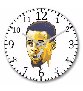 Curry   Duvar Saati   Bombeli  Gercek Cam