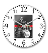 I Love Drum Duvar Saati Bombeli Gercek Cam