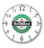 Heineker Duvar Saati Bombeli Gercek Cam