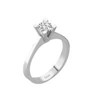 Sirius E Renk 0,50 Karat Pırlanta Tektaş Yüzük 0723R0059