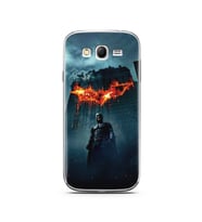 Batman Tasarım Süper Şeffaf Silikon Telefon Kılıfı Samsung Grand Neo