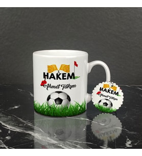 Hakem Kupa Bardak ve Anahtarlık Set