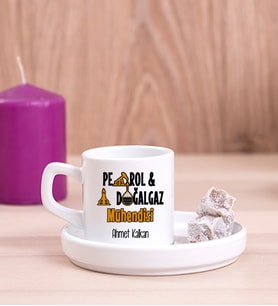 Petrol Mühendisi Concept Türk Kahvesi Fincanı