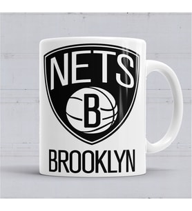 Brooklyn Nets Kupa Bardak Porselen