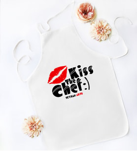 BK Gift Kişiye Özel Beyaz Mutfak Önlüğü - 7